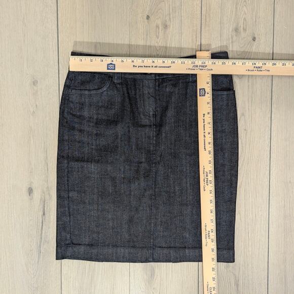 J. Crew Denim skirt dark blue size 4 - Picture 6 of 9